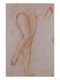 Buy Study of Legs for St. Michael the Archangel Displayed in the Uffizi Gallery at AllPosters.com