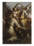 Buy Abraham and the Three Angels, Conserved at the Galleria Estense in Modena at AllPosters.com