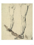 Study of Legs, Drawing, Royal Library, Windsor