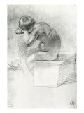 Buy Naked Youth Seated. Drawing Preserved in the Room of Drawings and Prints, Museum of the Uffizi at AllPosters.com