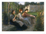 Buy Young Peasant Women Talking, Galleria d'Arte Moderna, Palazzo Pitti, Florence at AllPosters.com