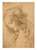 Study for the Face of the Virgin Mary of the Annunciation Now in the Louvre