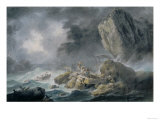 Buy Storm and Shipwrecks, Painting Held at the Palatine Gallery, Palazzo Pitti, Florence at AllPosters.com