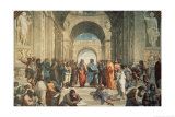 The School of Athens, c.1511 (detail) Art Print