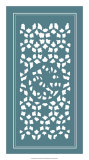 Shoji Screen in Teal II