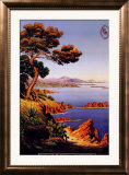 La Cote d'azur Framed Poster