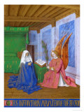 Buy Les Heures D'Etienne Chavalier: Annunciation of the Virgin Mary's Approaching Death at AllPosters.com