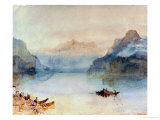 Lake Lucerne: The Bay of Uri, from Brunnen, Circa 1841-2