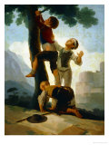Buy Boys Climbing a Tree Cartoon for a Tapestry at the El Escorial; 1791-92 at AllPosters.com
