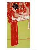 Music, A Woman Playing the Lyre