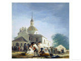 Pilgrims Before the Capel of Saint Isidore La Ermita De San Isidro El Dia De La Fiesta 1788