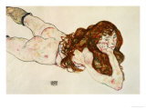 Female Nude on Her Stomach, 1917