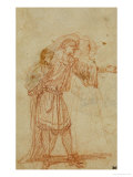 Buy The Doctor, Figure from the Commedia Dell'Arte with a Woman at AllPosters.com