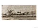 Het Molentje (The Small Mill), Seen from Amsteldijk Giclee Print