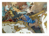 Buy Painting on the Ceiling Panel of the Kaisersaal, the Emperor's Hall, Wuerzburg, Detail at AllPosters.com