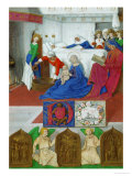 Buy Les Heures D'Etienne Chevalier: Birth of John Baptist at AllPosters.com