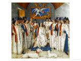Louis Xi Presiding Over a Meeting of the Order Os Saint Michel