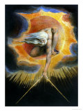 The Ancient of Days, 1794, Relief Etching with Watercolor