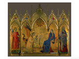Buy The Annunciation, Saints Asano and Margaret, Prophets Jeremiah, Ezechiel, Isaiah, and Daniel at AllPosters.com
