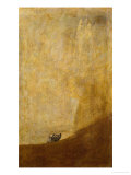 Dog, Half Submerged, on of the Black Paintings from the Quinta Del Sordo, Goya's House, 1819-1823