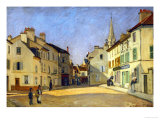 Buy Rue De La Chaussee in Argenteuil, 1872 at AllPosters.com