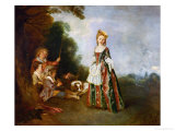 The Dance, Oil on Canvas (Around 1719?)