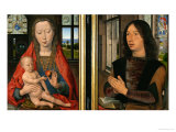 Madonna and Child with Donor, Diptych of Maarten Van Nieuwenhove, 1487