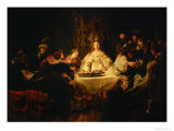 Samson Posing a Riddle at the Wedding Feast, 1638