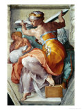 The Sistine Chapel; Ceiling Frescos after Restoration, the Libyan Sibyl