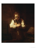 Girl with a Broom, 1640