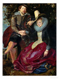 Rubens and His Wife Isabella Brant in the Honeysuckle Giclee Print