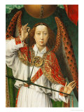 Archangel Michael Weighing Souls, Close-Up of Angel