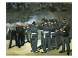 Oil Sketch for the Execution of Emperor Maximilian, 1867