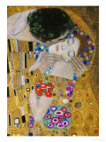 The Kiss, Der Kuss, Close-Up of Heads Giclee Print