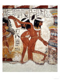 Fragment of a Wall Painting from the Tomb of Nabamun, From Thebes, 18th Dynasty, Around 1350 BCE