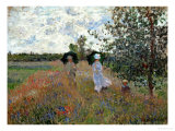 Promenade Near Argenteuil, 1873 Giclee Print