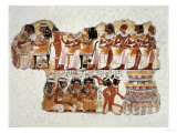 Fragment of a Wall Painting from the Tomb of Nabamun, From Thebes, 18th Dynasty, Around 1350 BCE