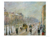 The Outer Boulevards: Snow, 1879 Giclee Print
