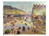 The Avenue De L'Opera, Sunlight, Winter Morning, Around 1880
