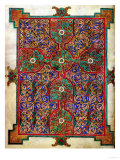 Carpet Page from the Lindisfarne Gospels, Around 698-700, Design in the Shape of a Cross