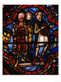 Noah's Sons, Wife and Daughters-In-Law Watch the Building of the Ark, from the Noah Window