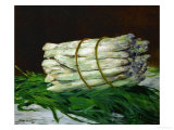 Buy A Bunch of Asparagus, 1880, Formerly in the Collection of Painter Max Liebermann at AllPosters.com