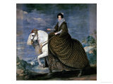 Buy Equestrian Portrait of Queen Isabella of Bourbon, Wife of Philip IV at AllPosters.com