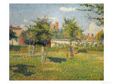 Morning Sun, Autumn, a Woman in an Orchard, Eragny, 1887