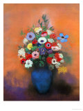 Anemones and Lilacs in a Blue Vase, after 1912