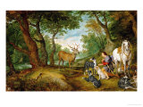 Buy Rubens and Peter Brueghel the Younger: The Vision of Saint Hubertus at AllPosters.com