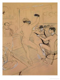Chocolate Dancing in Achille's Bar, Drawing, 1894