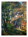 The Painter Lecoeur in the Woods of Fontainebleau, 1866