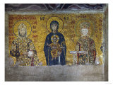 Madonna and Child, Flanked by Empress Irene and Emperor John II Komnenos (1118-1134)