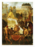 Alexander the Great Enters Babylon, 1665, Detail